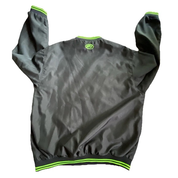 ArcticWear by Arctic Cat Cat's Pride Black Neon Green Pullover Jacket Men's‎ M - Picture 3 of 12